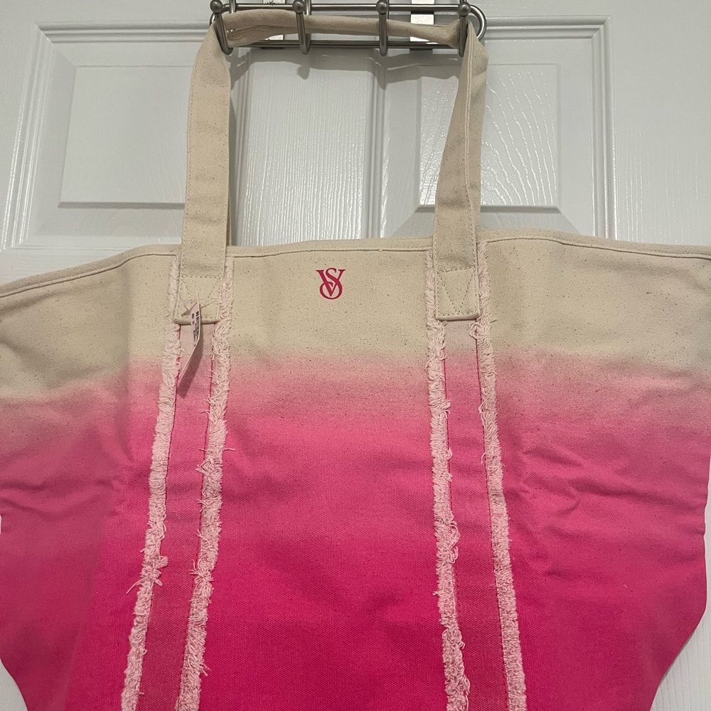 Stylish Pink Ombre Tote Bag